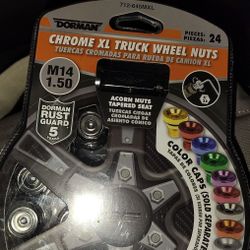 Chrome XL Truck Wheel Nuts