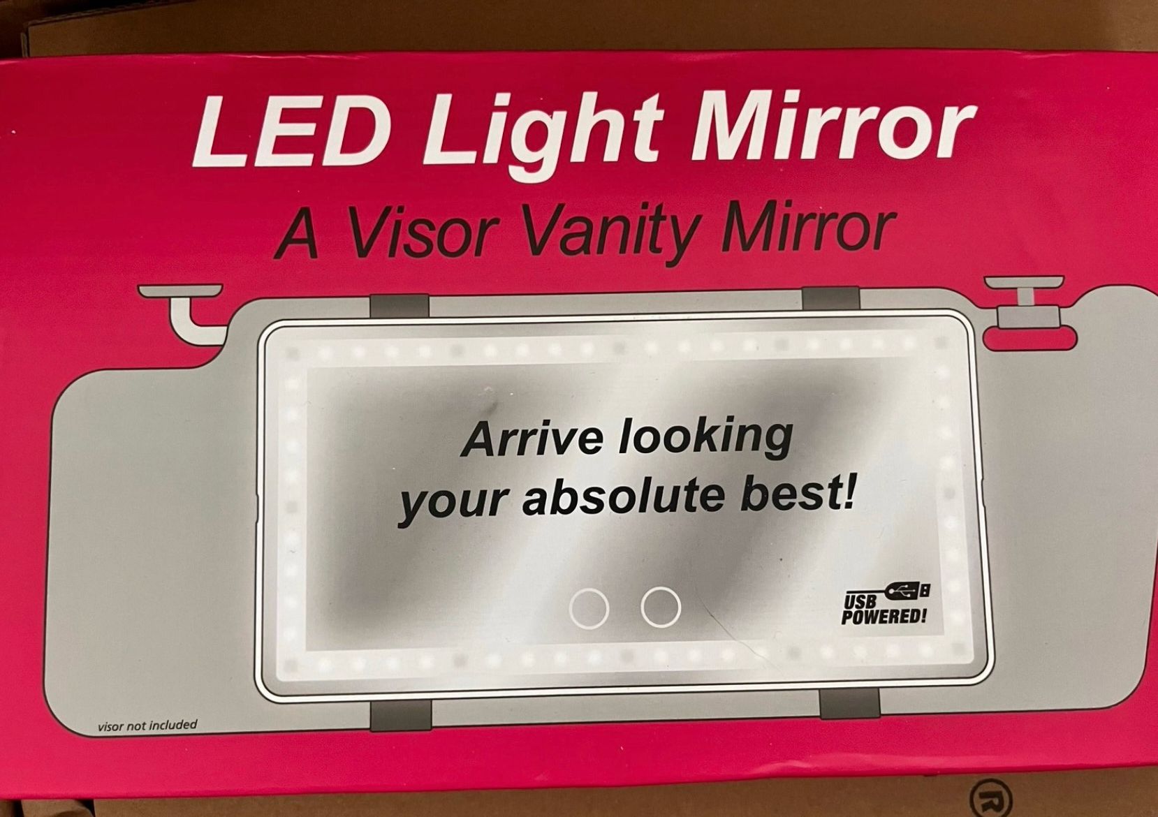 LED Light Mirror For Car