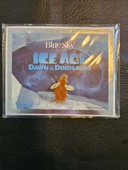 Ice Age Dawn of the Dinosaurs Manny pin with certificate