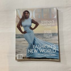 Vogue Serena’s Farewell “I’m Terrible at Goodbyes” Issue September 2022 Magazine