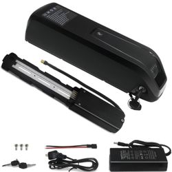 Battery for Ebike 48V, 20Ah Hailong Lithium Pack with BMS for 0-1800W Motor, Indicator Light, Safe Lock, USB Port, 4 Pin Base,XT60 Plug