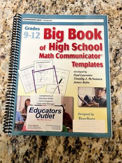 Big Book of High School Math Communicator Templates