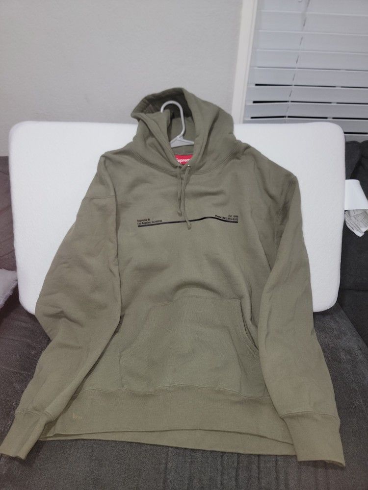 Olive Supreme Hoodie