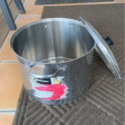 H9”X12.5”Stainless steel pot