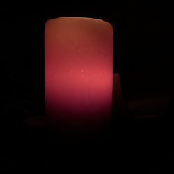 Orange Pillar Candle