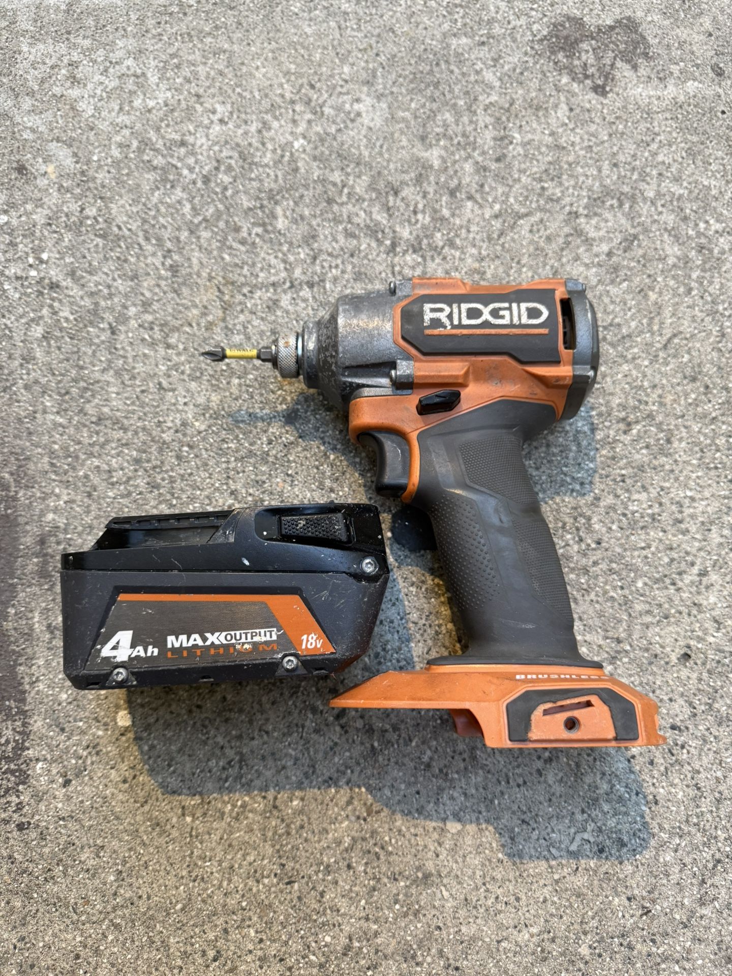 Rigid Impact + 4.0 Battery $50