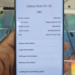 Samsung Galaxy Note 10 Plus 5G 256gb Unlocked 