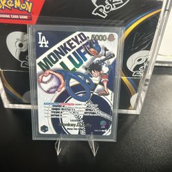 Luffy Dodgers Card 