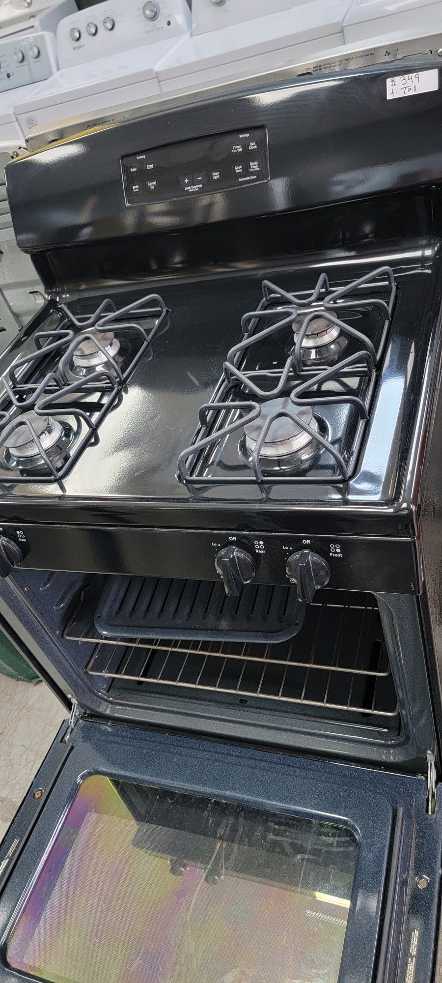 Four Burners Gas Black Colo Everything Works