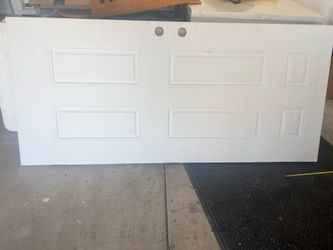 Steel door ~80” x 36”