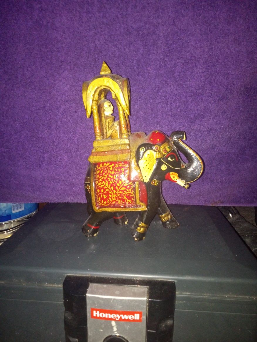 Antique Elephant Giving Rides