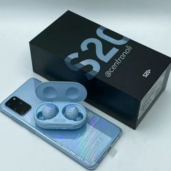 Samsung Galaxy S20 Plus 5G 128gb  Unlocked, FREE Smartwach/ Headphones. Pay $1 Today Rest in payments. NO CREDIT NEEDED FINANCING