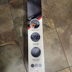 WeatherTech Universal Rear Cargo Rubber Liner Mat  (Trim To Fit) Black