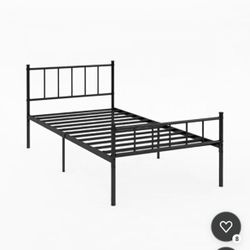 TWIN 14” With Headboard/Footboard And Padding Cushions For Both👇CROSSROADS 👇