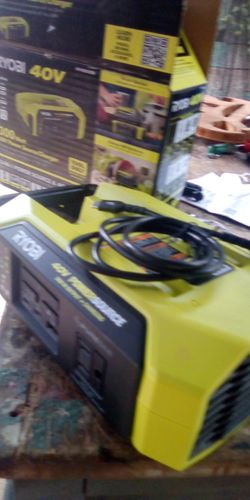 RYOBI  power source and battery charger