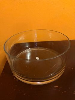 9” glass dish