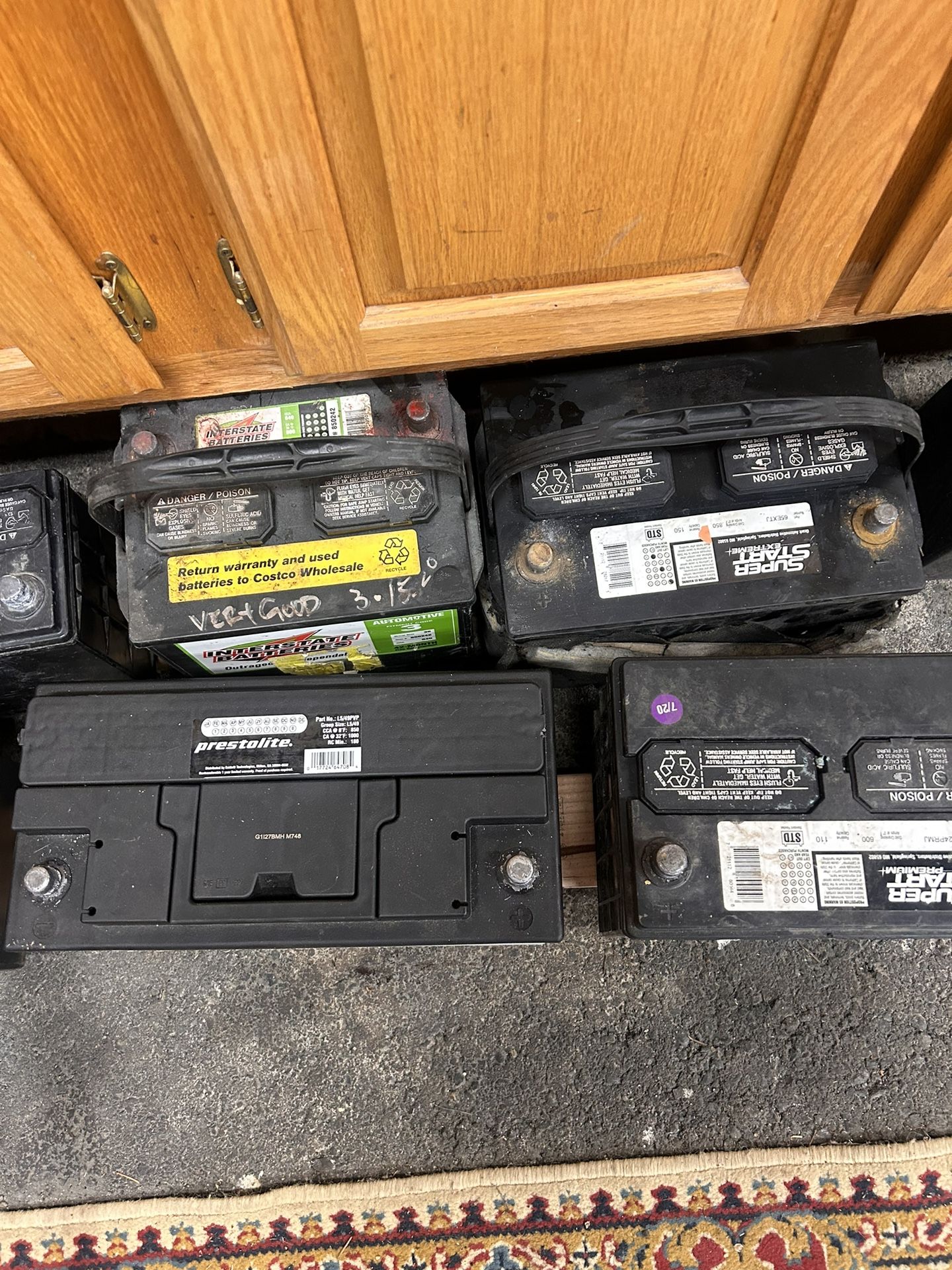 Lots Of Car/ Truck Batteries 