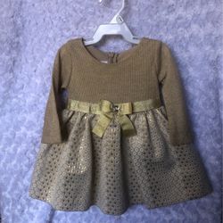 Gold Baby Dress
