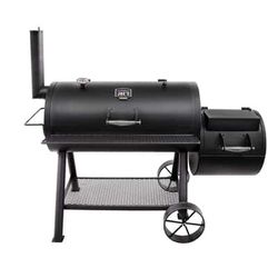 Oklahoma Joe's Longhorn Charcoal/Wood Offset Smoker Black Grell
