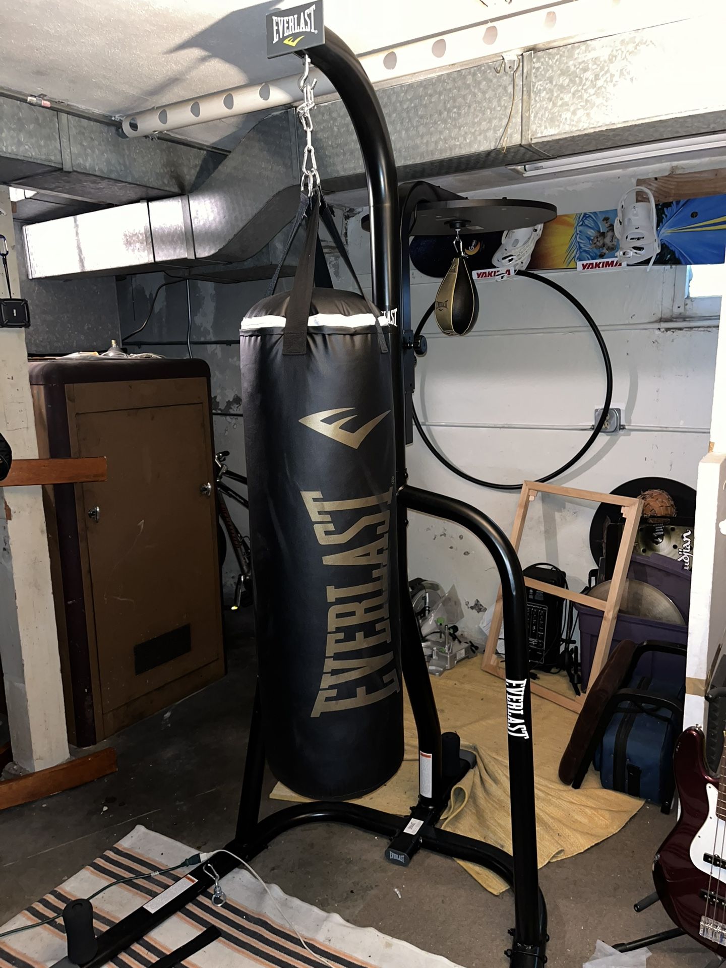 Everlast Punching Bag And Speed Bag Combo