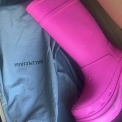 Balenciaga pink Boots 