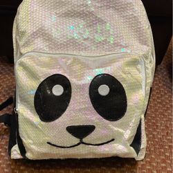 Girls Panda Backpack