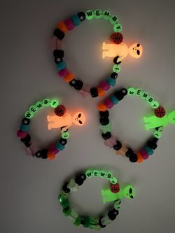 Spurs Wemby Bracelets Glow in the Dark