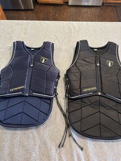 Tipperary Equestrian Youth Vests (2) Eventer Pro 3015, Sizes YS 30 And YXS 28