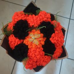 Crochet Bouquet Cinplasuchile Para Dia De Muertos 