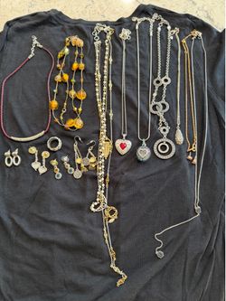 A bunch of jewelry