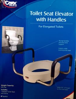 NEW CAREX RAISED TOILET SEAT $20