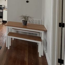 Kitchenette Table With Benches