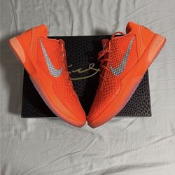 Kobe 6 wnba orange Size 10.5 Brand New