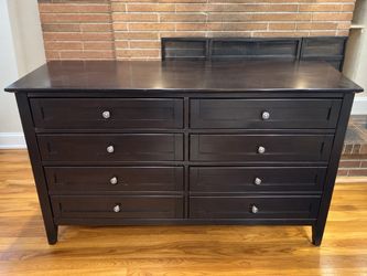 Aspenhome Solid Wood Dresser – Espresso Finish, 6 Drawers