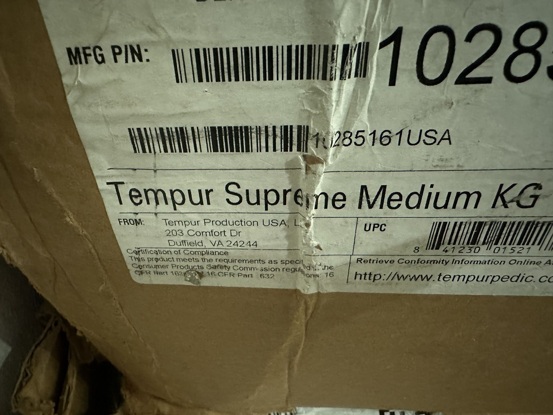 King Queen Size Tempurpedic ProAdapt, ProBreeze, LuxeBreeze Mattress Pro Breeze /Luxe Adapt /Pro Adapt /Adapt /cloud /Tempur pedic contour Supreme