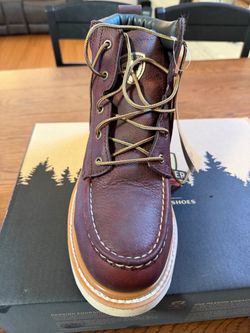 ASHBY Men's 6-inch Leather Safety Toe Boot