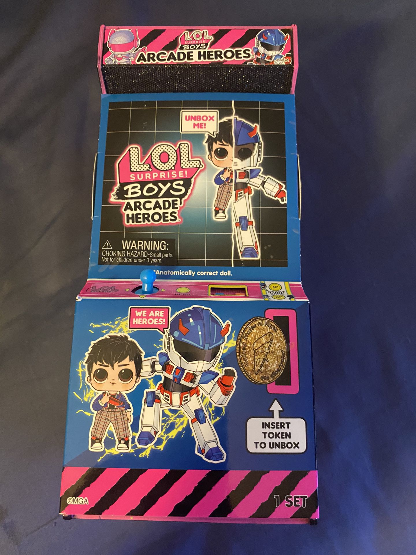L.O.L Surprise! Boys Arcade Heroes Action Doll Fan Boy Atomic!!!