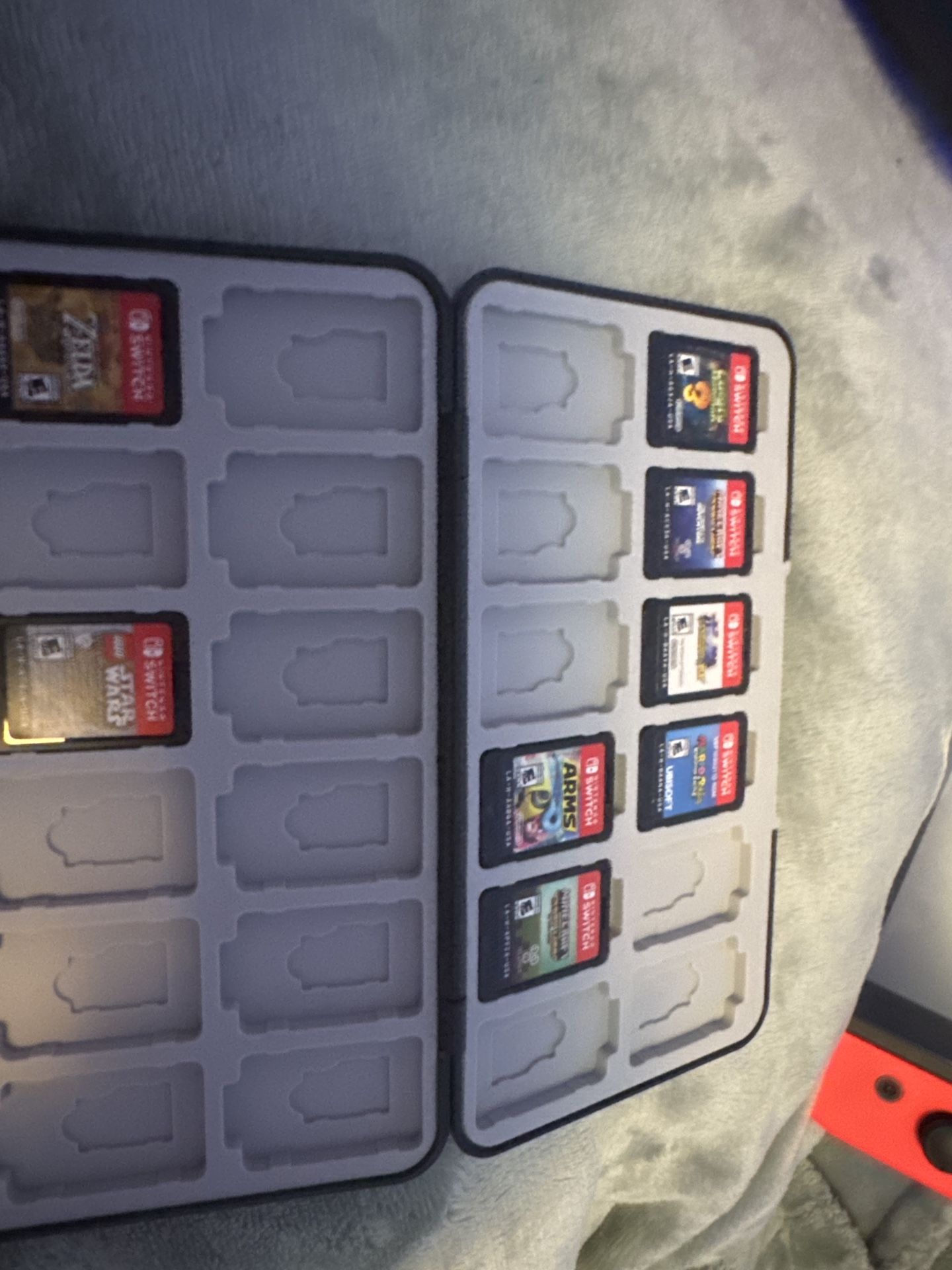 Nintendo Switch 1 With Games And Case + Dock 
