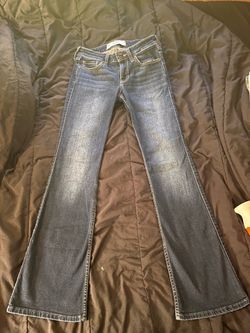 Hollister short leg boot cut jeans