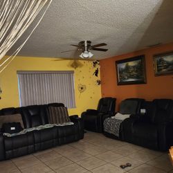 Leather Sofa Recliner 