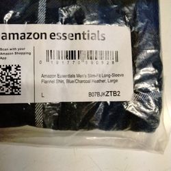 Men's Shirt Long Sleeve Size L