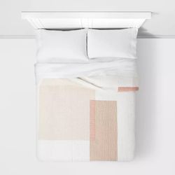 Nate Berkus color blocked quilt KING Project 62