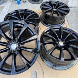 19” OEM Infiniti Infinity G37 S Sport G37S Black Wheels Rims OEM