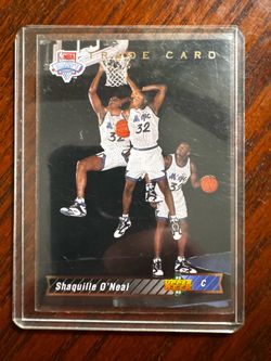 Shaquille O’Neal draft card, upper deck