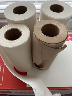 4 Partial Large Paper Towel Rolls - Thick Good quality