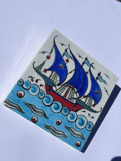Turkish Decorative Tile (hand painted)