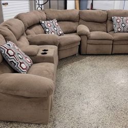 Large Sectional Recliner