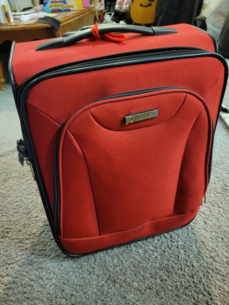 Red Carry On Suitcase