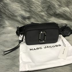 Marc Jacobs Colorblock Snapshot Crossbody bag   Black