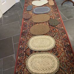 Large Assortment of Country Braided Table Pads
